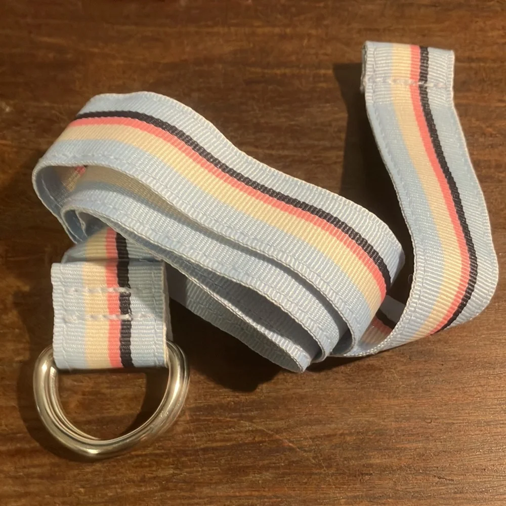 Lot of 3 Kids belt multicolor D- ring